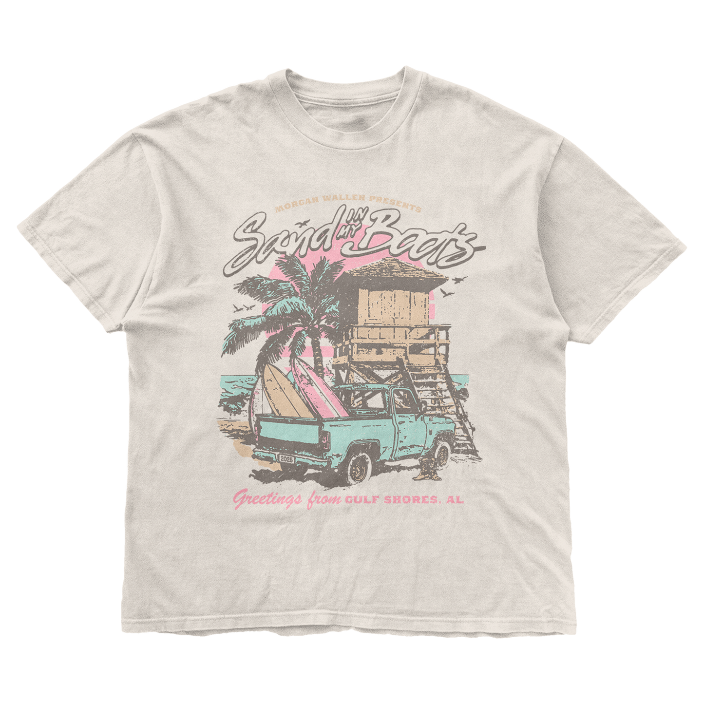 Sand In My Boots 2025 Lineup Tee