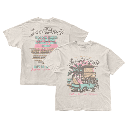 Sand In My Boots 2025 Lineup Tee