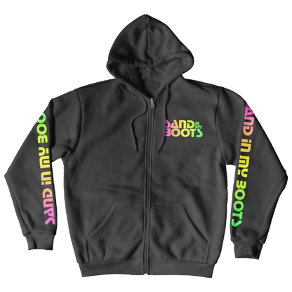 Sand In My Boots 2025 Lineup Zip Hoodie